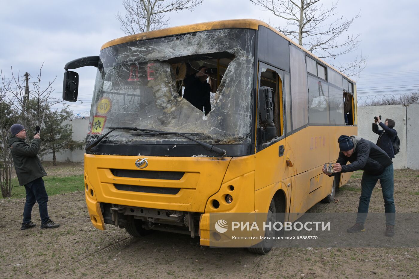 Иностранные журналисты посетили Запорожскую область и зафиксировали последствия обстрелов