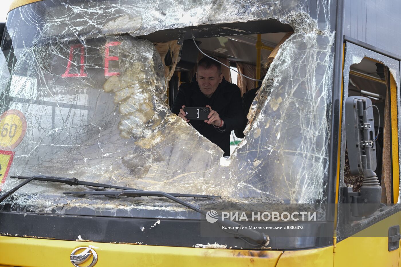 Иностранные журналисты посетили Запорожскую область и зафиксировали последствия обстрелов