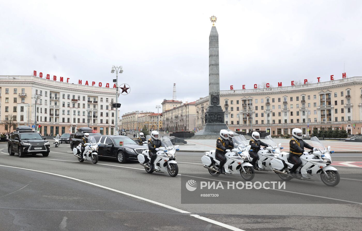 Церемония инаугурации президента Белоруссии А. Лукашенко