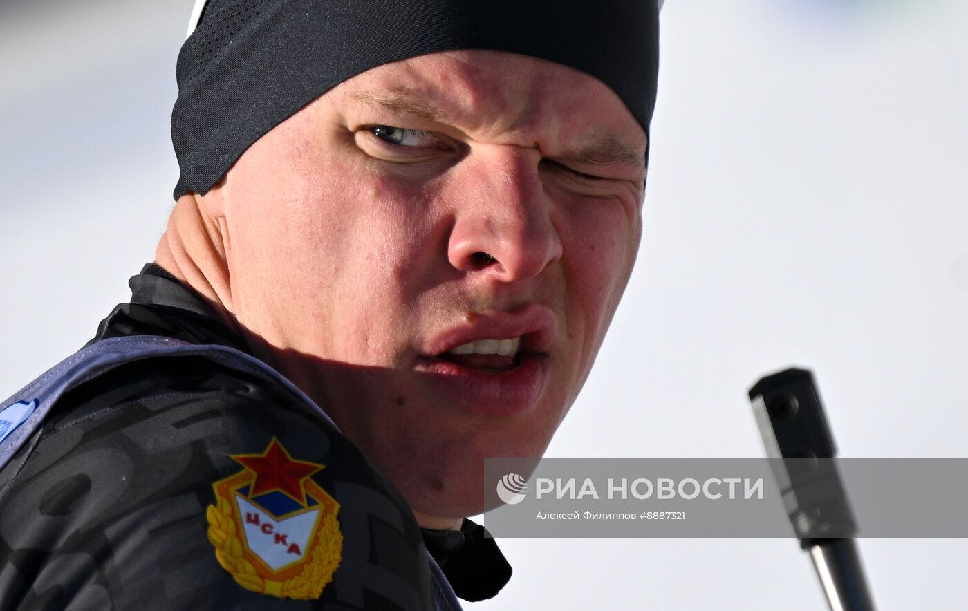 Биатлон. Чемпионат России 2025. Тренировки