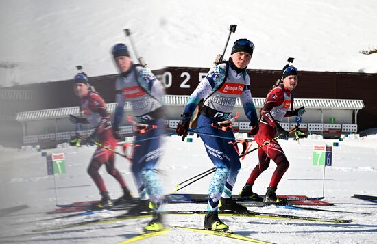 Биатлон. Чемпионат России 2025. Тренировки