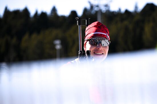 Биатлон. Чемпионат России 2025. Тренировки