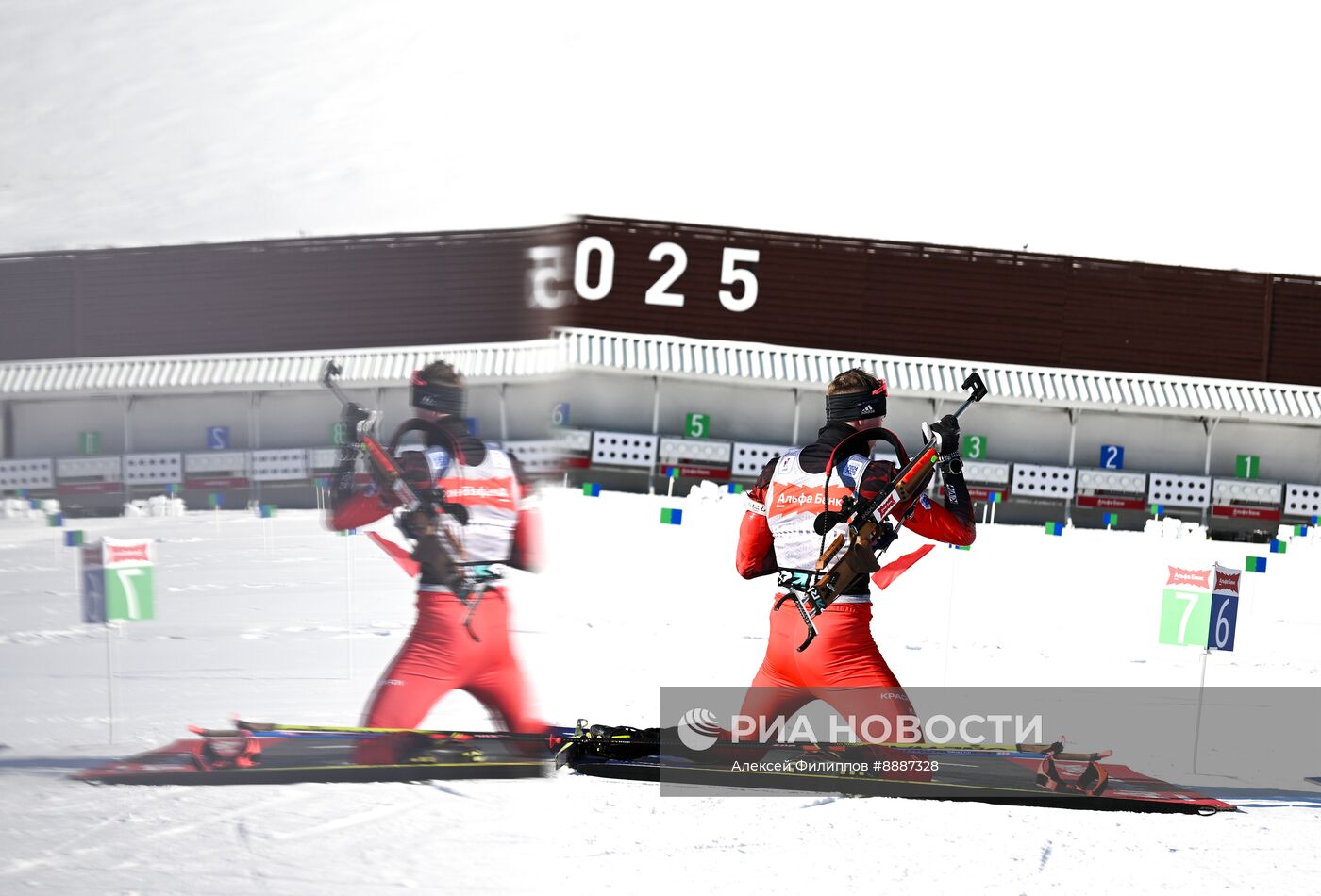 Биатлон. Чемпионат России 2025. Тренировки