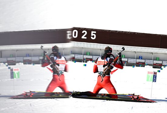 Биатлон. Чемпионат России 2025. Тренировки