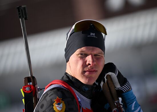 Биатлон. Чемпионат России 2025. Тренировки