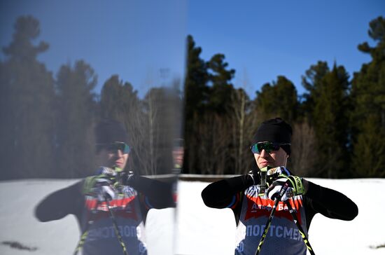 Биатлон. Чемпионат России 2025. Тренировки