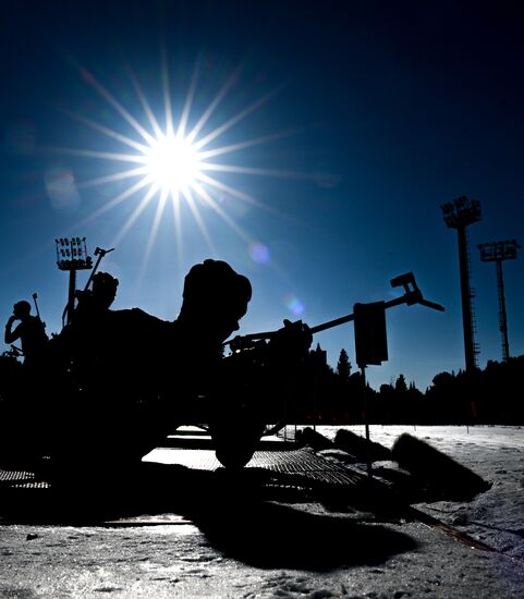 Биатлон. Чемпионат России 2025. Тренировки