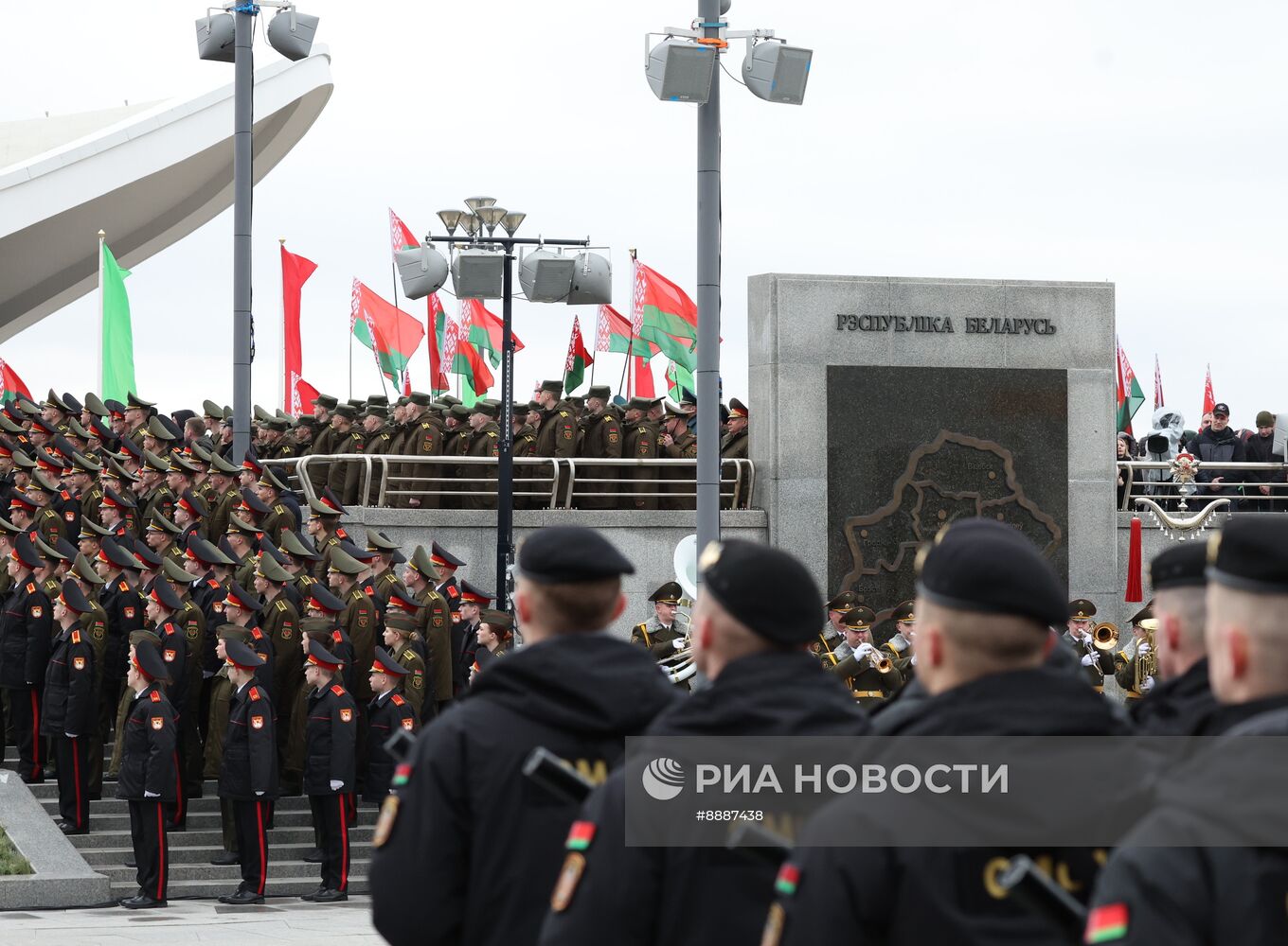 Церемония инаугурации президента Белоруссии А. Лукашенко