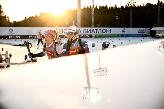 Биатлон. Чемпионат России 2025. Тренировки