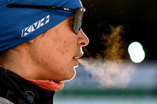 Биатлон. Чемпионат России 2025. Тренировки