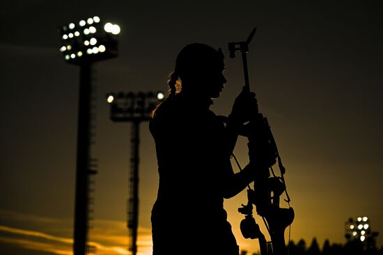 Биатлон. Чемпионат России 2025. Тренировки