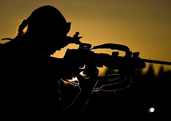 Биатлон. Чемпионат России 2025. Тренировки