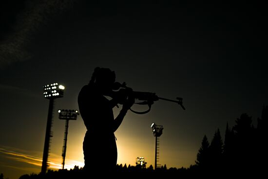 Биатлон. Чемпионат России 2025. Тренировки