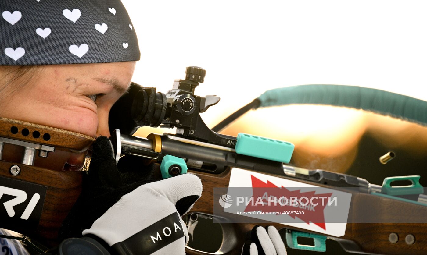 Биатлон. Чемпионат России 2025. Тренировки