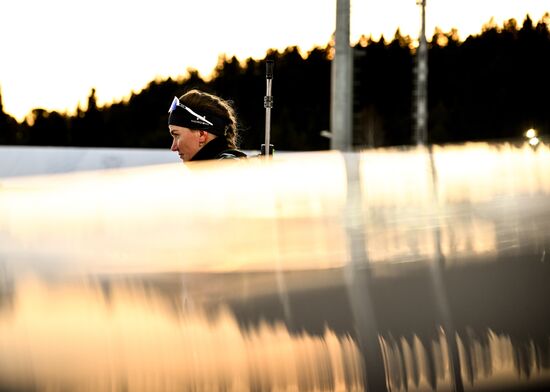 Биатлон. Чемпионат России 2025. Тренировки