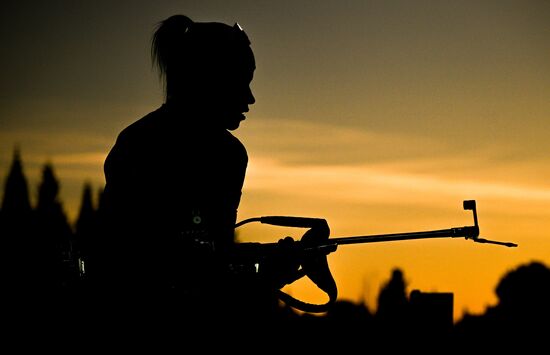 Биатлон. Чемпионат России 2025. Тренировки