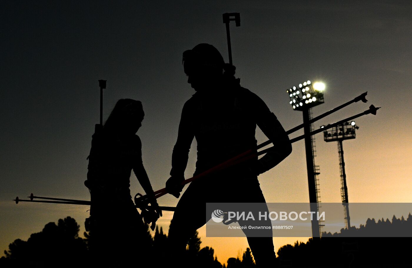 Биатлон. Чемпионат России 2025. Тренировки