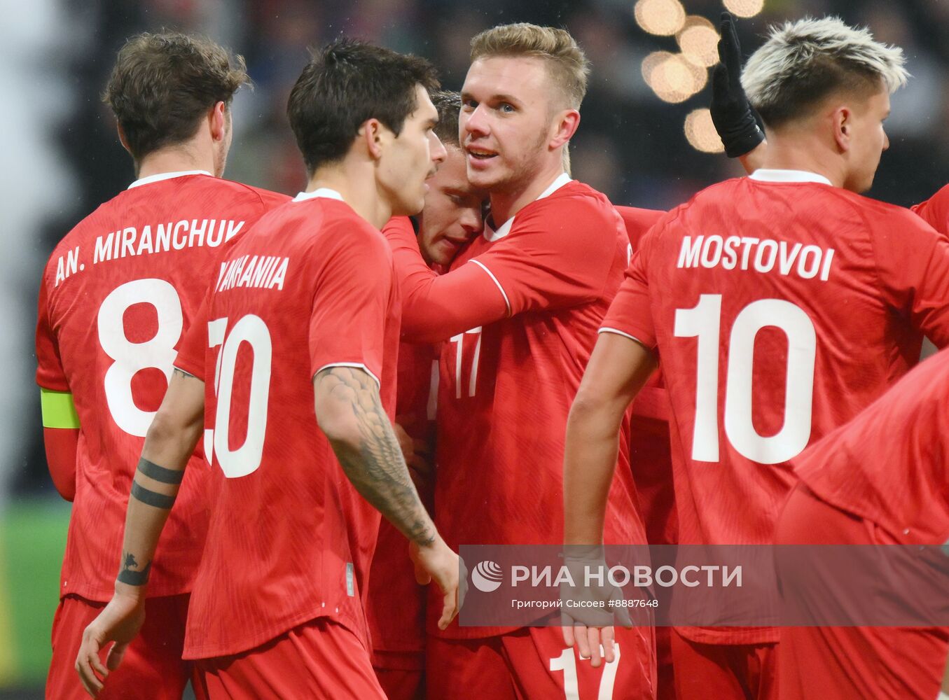 Футбол. Товарищеский матч Россия - Замбия