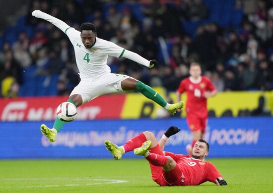 Футбол. Товарищеский матч Россия - Замбия