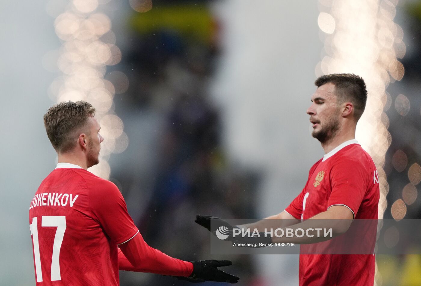 Футбол. Товарищеский матч Россия - Замбия