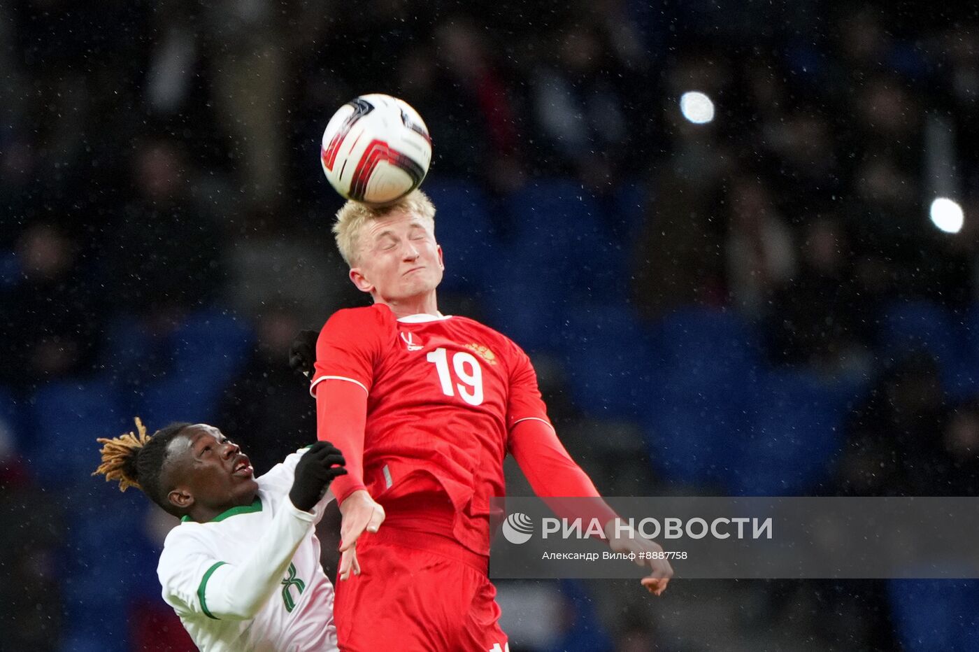 Футбол. Товарищеский матч Россия - Замбия