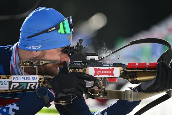 Биатлон. Чемпионат России 2025. Мужчины. Спринт