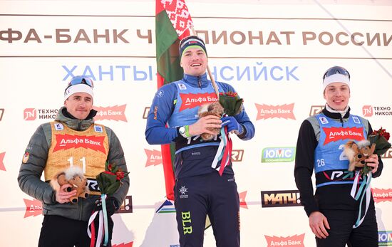 Биатлон. Чемпионат России 2025. Мужчины. Спринт