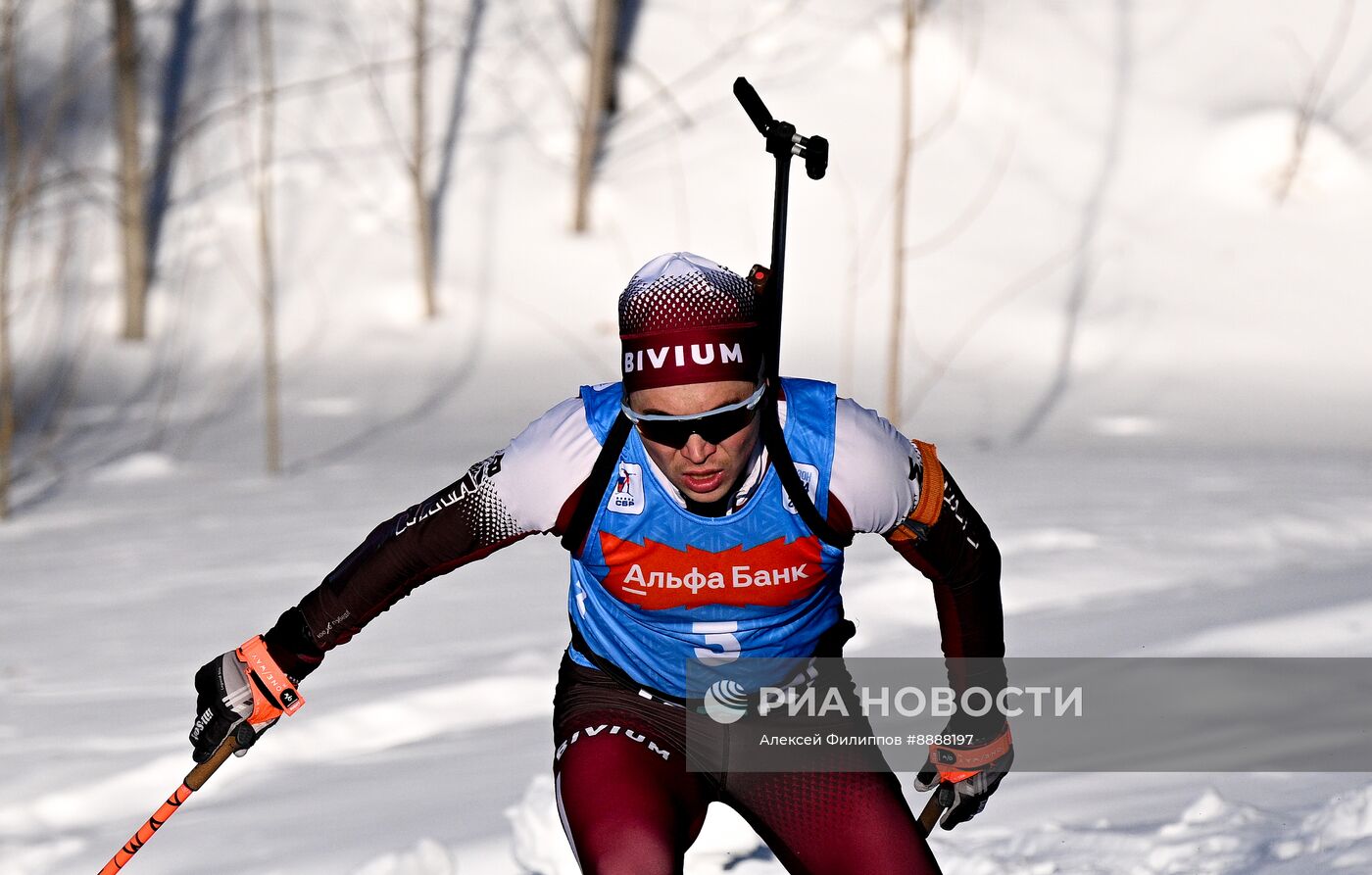 Биатлон. Чемпионат России 2025. Мужчины. Спринт