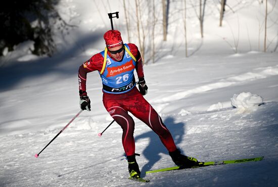 Биатлон. Чемпионат России 2025. Мужчины. Спринт