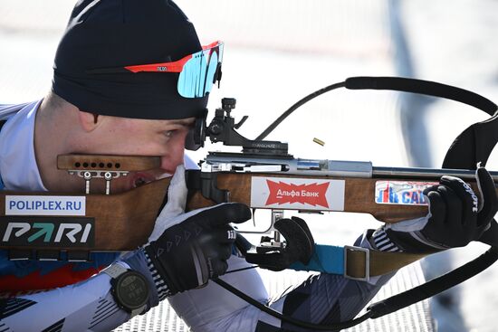 Биатлон. Чемпионат России 2025. Мужчины. Спринт