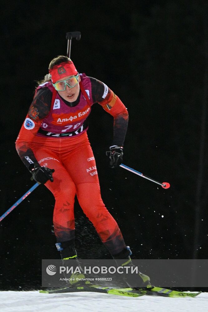 Биатлон. Чемпионат России 2025. Женщины. Спринт