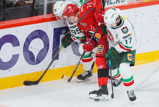 Хоккей. КХЛ. Матч "Автомобилист" - "Ак Барс"