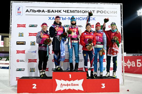 Биатлон. Чемпионат России 2025. Женщины. Спринт