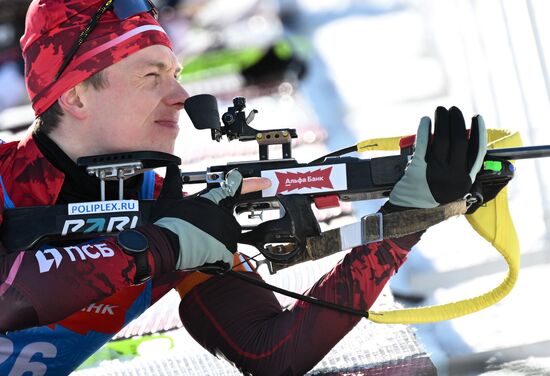 Биатлон. Чемпионат России 2025. Мужчины. Спринт