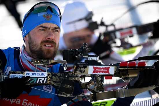 Биатлон. Чемпионат России 2025. Мужчины. Спринт