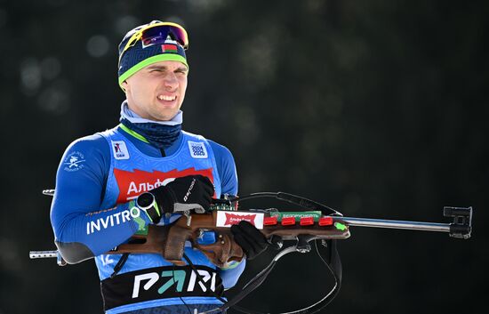 Биатлон. Чемпионат России 2025. Мужчины. Спринт