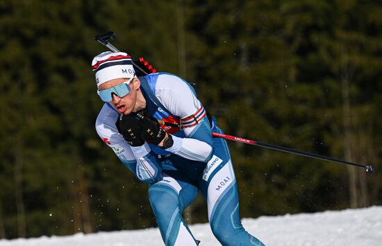 Биатлон. Чемпионат России 2025. Мужчины. Гонка преследования