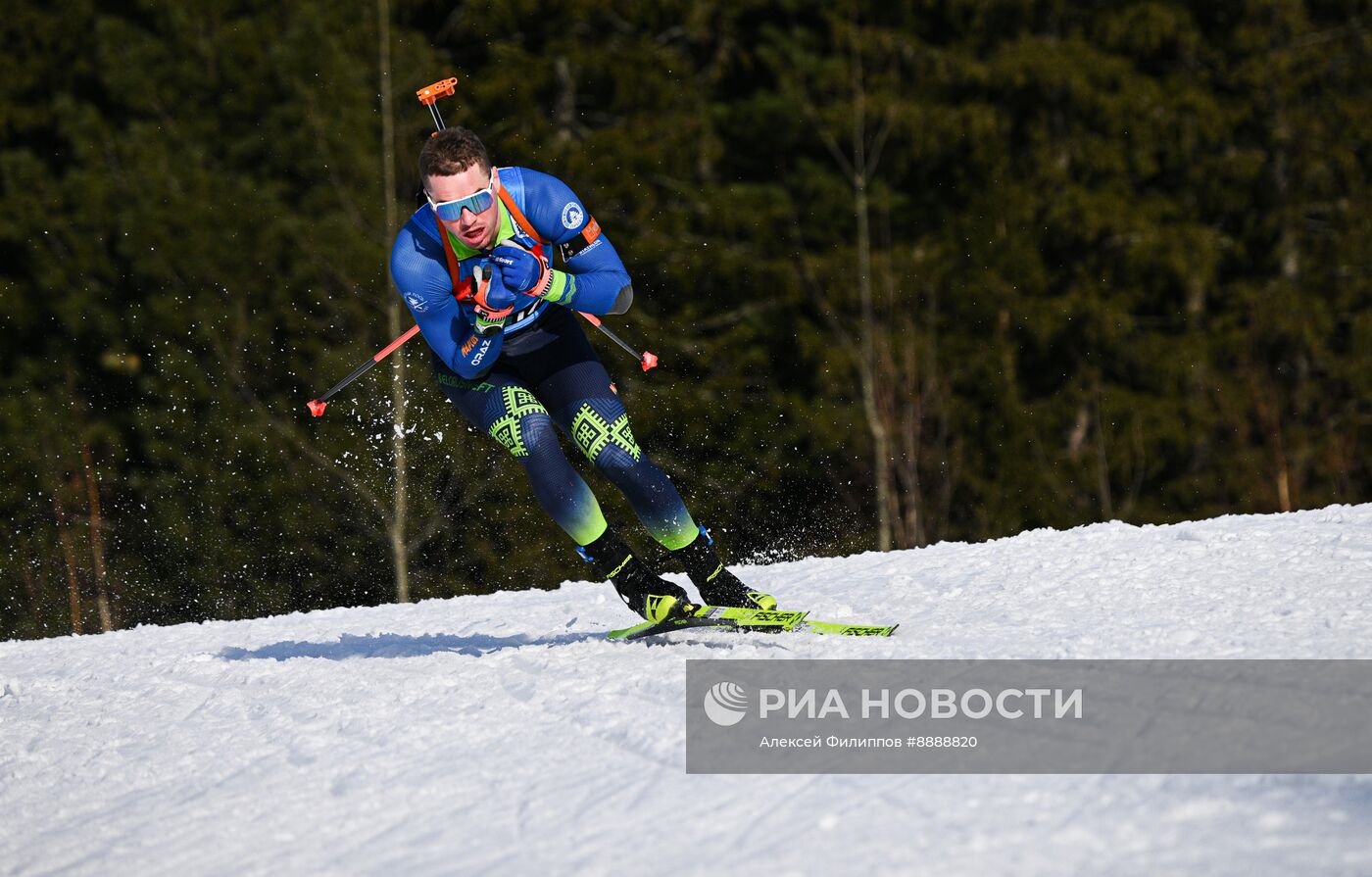 Биатлон. Чемпионат России 2025. Мужчины. Гонка преследования