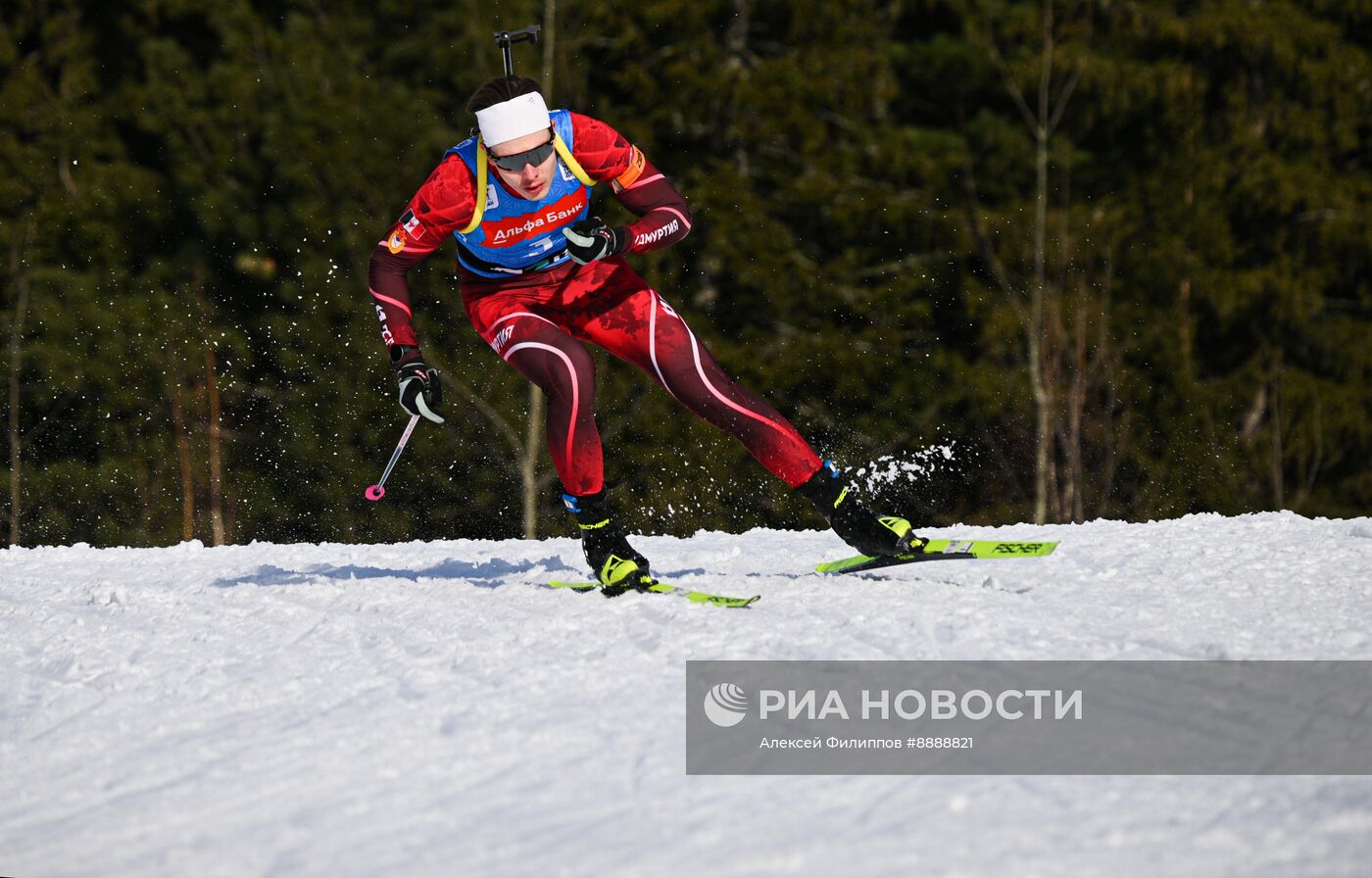 Биатлон. Чемпионат России 2025. Мужчины. Гонка преследования