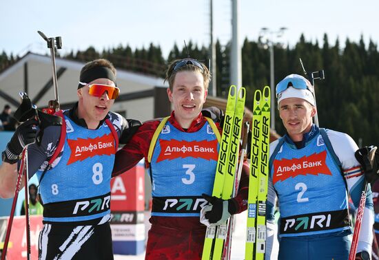 Биатлон. Чемпионат России 2025. Мужчины. Гонка преследования