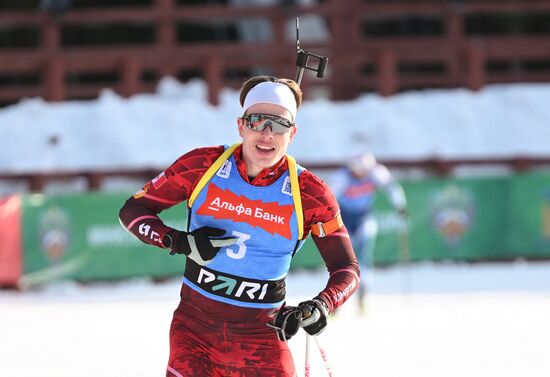 Биатлон. Чемпионат России 2025. Мужчины. Гонка преследования