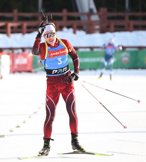 Биатлон. Чемпионат России 2025. Мужчины. Гонка преследования