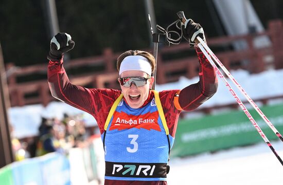 Биатлон. Чемпионат России 2025. Мужчины. Гонка преследования