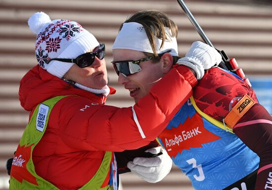 Биатлон. Чемпионат России 2025. Мужчины. Гонка преследования