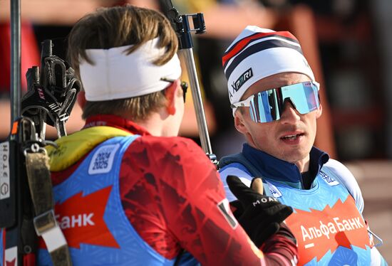 Биатлон. Чемпионат России 2025. Мужчины. Гонка преследования