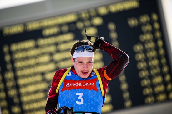 Биатлон. Чемпионат России 2025. Мужчины. Гонка преследования