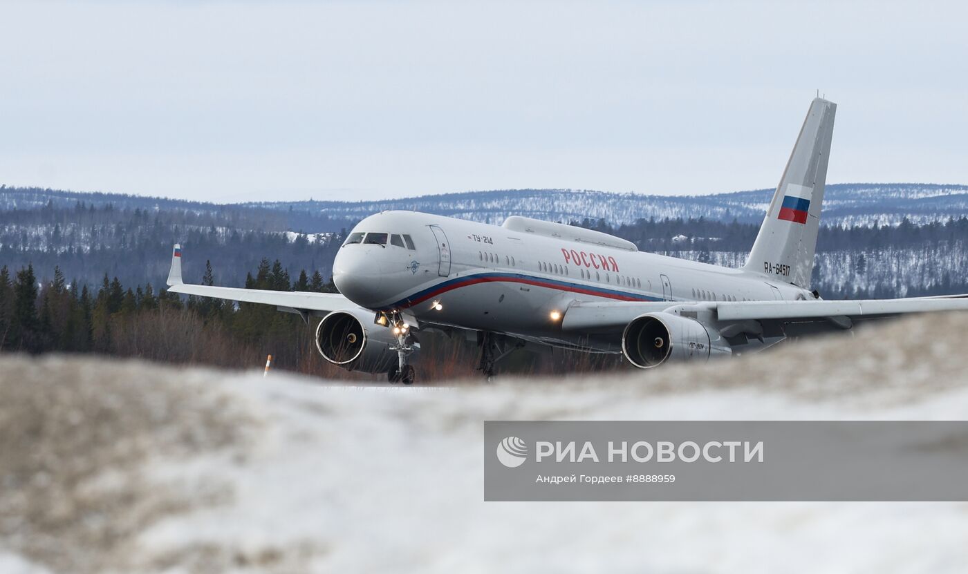 Рабочая поездка президента Владимира Путина в Мурманск