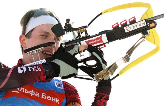 Биатлон. Чемпионат России 2025. Мужчины. Гонка преследования