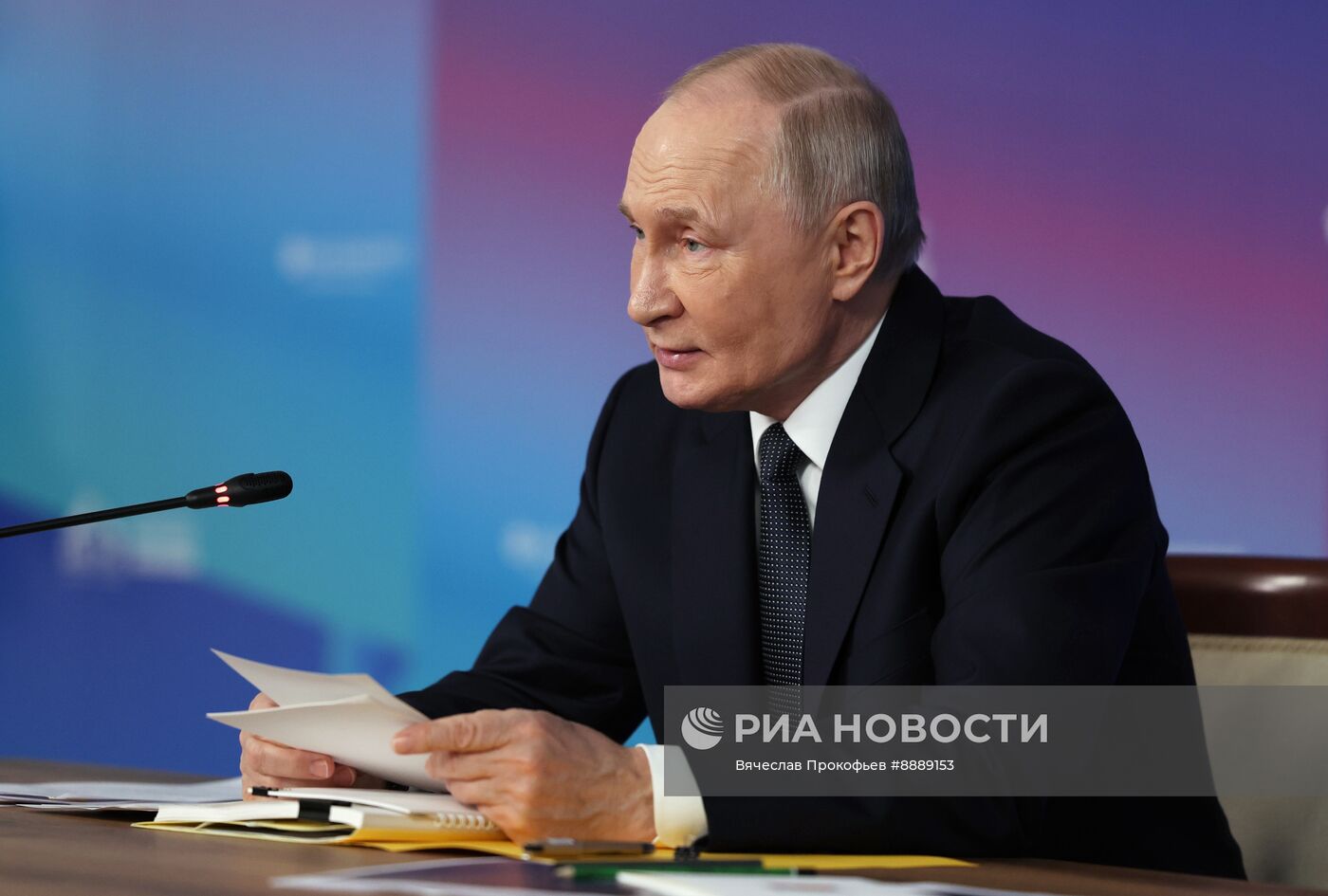 Рабочая поездка президента Владимира Путина в Мурманск