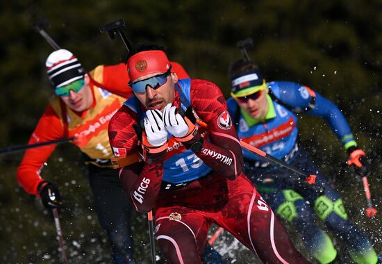 Биатлон. Чемпионат России 2025. Мужчины. Гонка преследования